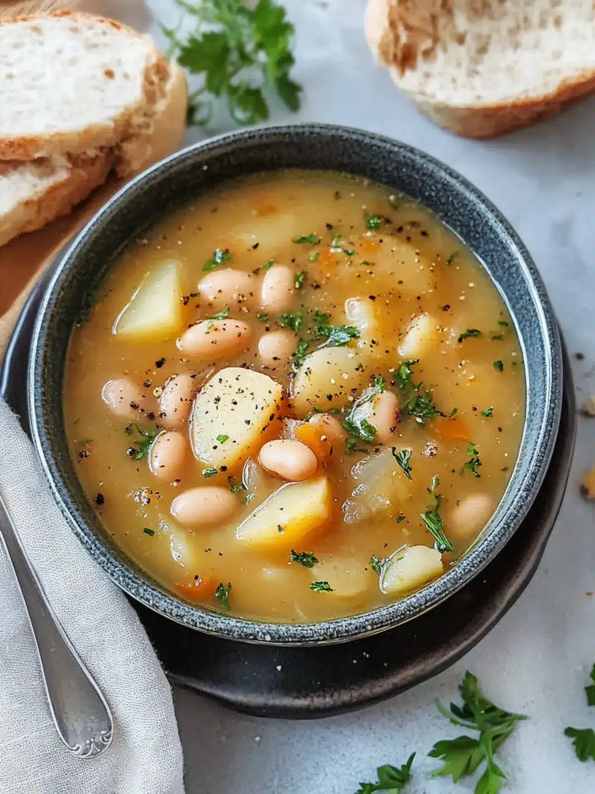 Creamy Potato and Bean Soup That Warms the Soul 4 Potato and Bean Soup