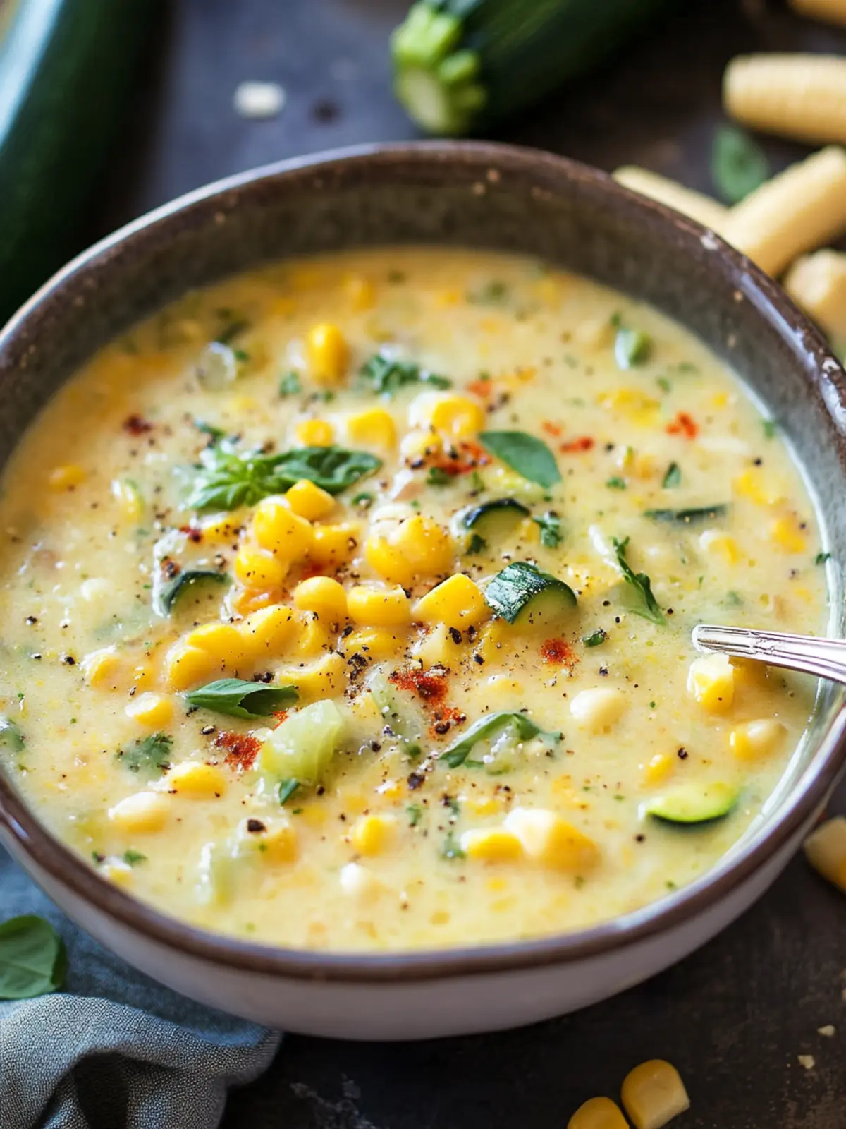 Creamy Summer Corn and Zucchini Chowder You’ll Crave 4 Summer Corn and Zucchini Chowder