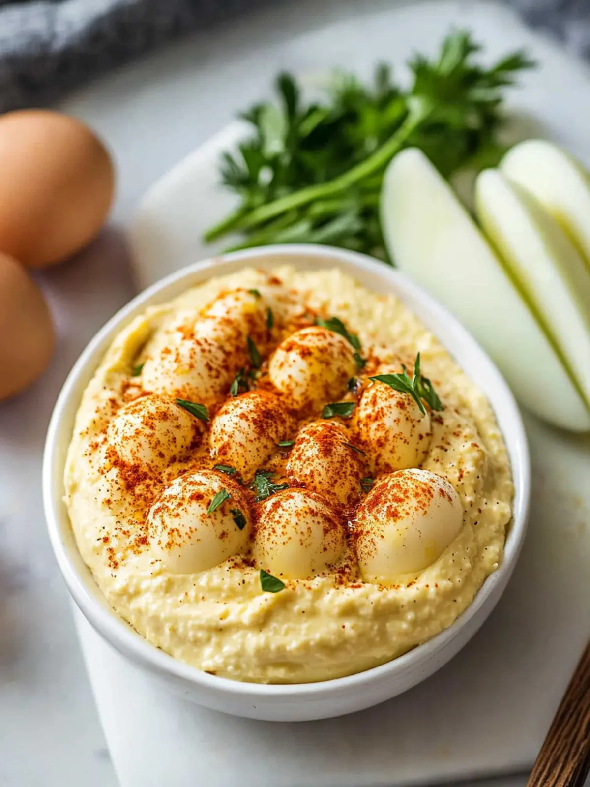 Creamy Mustard Cottage Cheese Dip: A Twist on Deviled Eggs 4 Mustard Cottage Cheese Dip (Deviled Egg Dip)