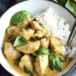 Basil Chicken with Coconut Curry Sauce: A Flavor Adventure 43 Basil Chicken with Coconut Curry Sauce