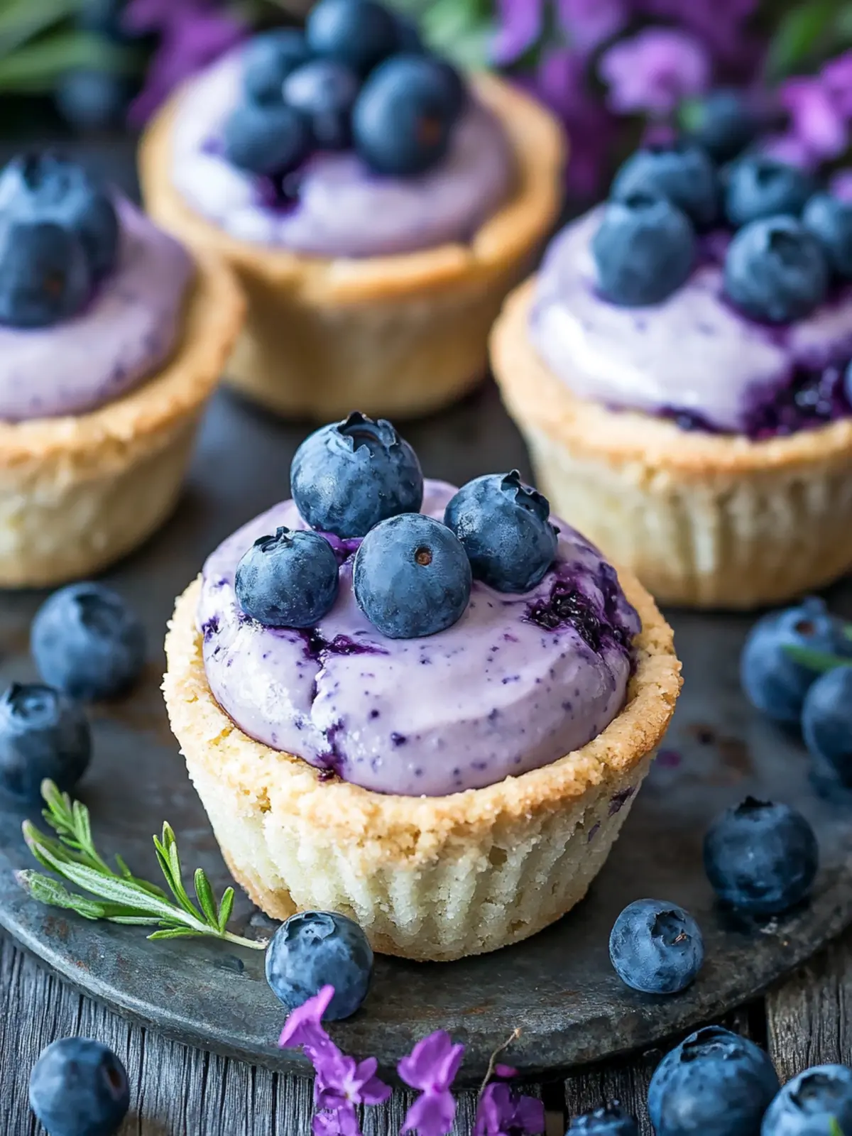 Delicious Blueberry Cheesecake Cookie Cups You’ll Crave 5 Blueberry Cheesecake Cookie Cups
