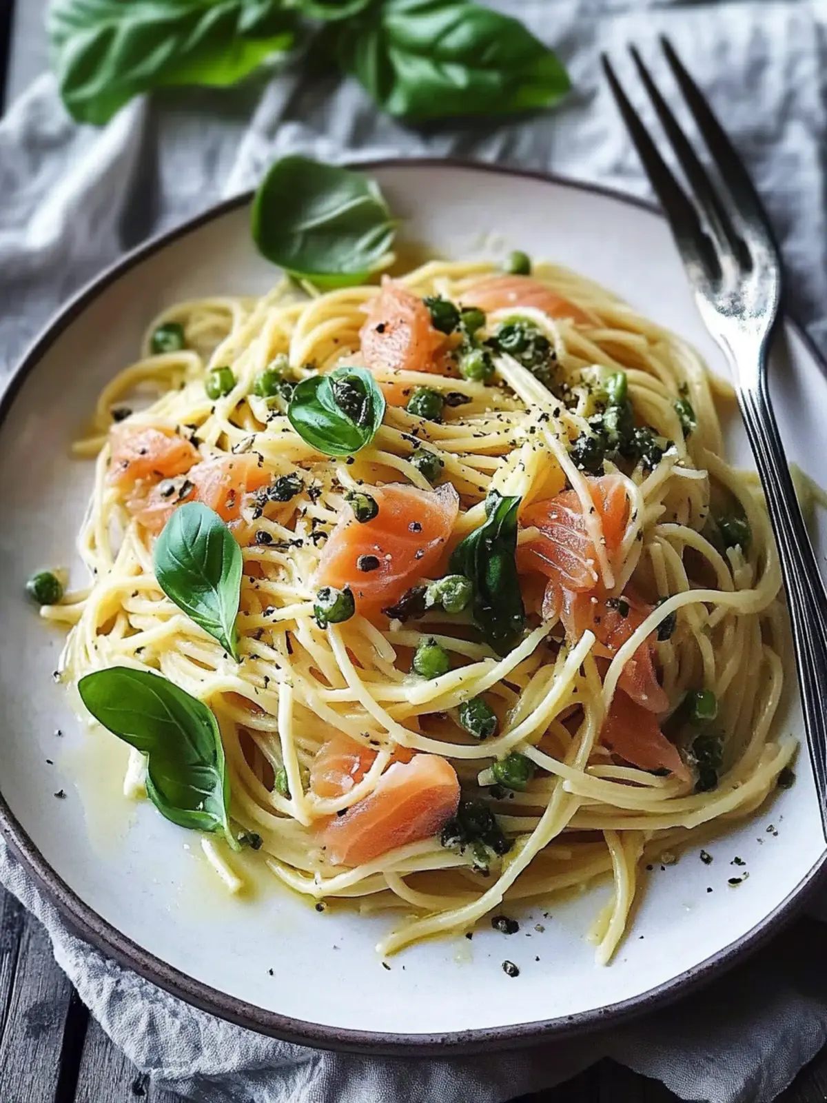 Creamy Smoked Salmon Spaghetti for Effortless Dinner Bliss 3 Smoked Salmon Spaghetti
