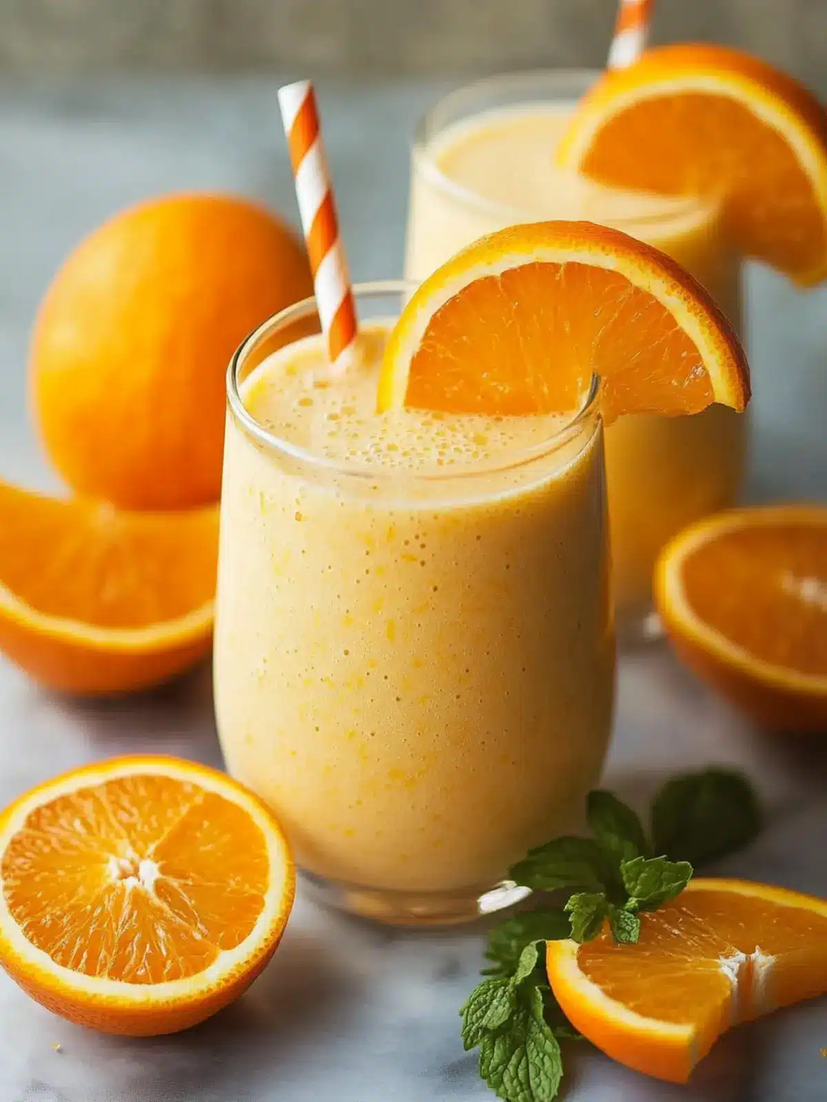 Zesty Orange Smoothie for a Refreshing Morning Boost 3 Orange Smoothie
