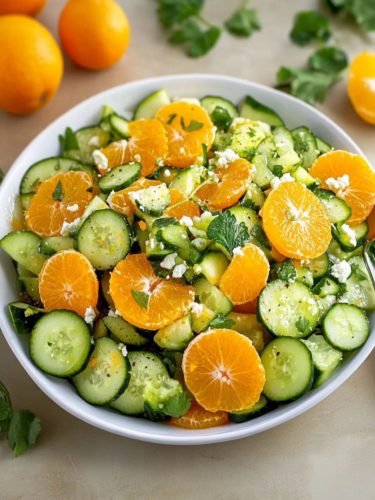 Irish Flag Clementine Cucumber Salad: A Fresh Colorful Twist 2 Irish Flag Clementine Cucumber Salad