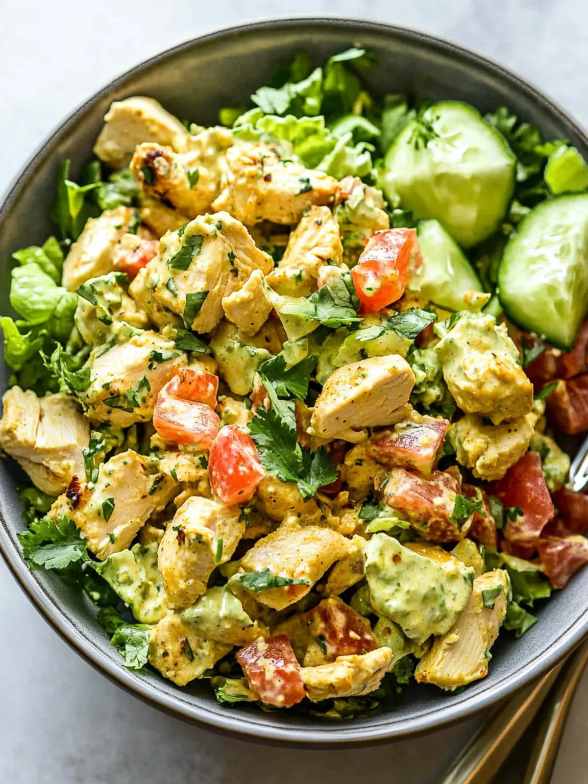Easy Creamy Curry Chicken Salad with Greek Yogurt Magic 3 Easy Creamy Curry Chicken Salad – With Greek Yogurt