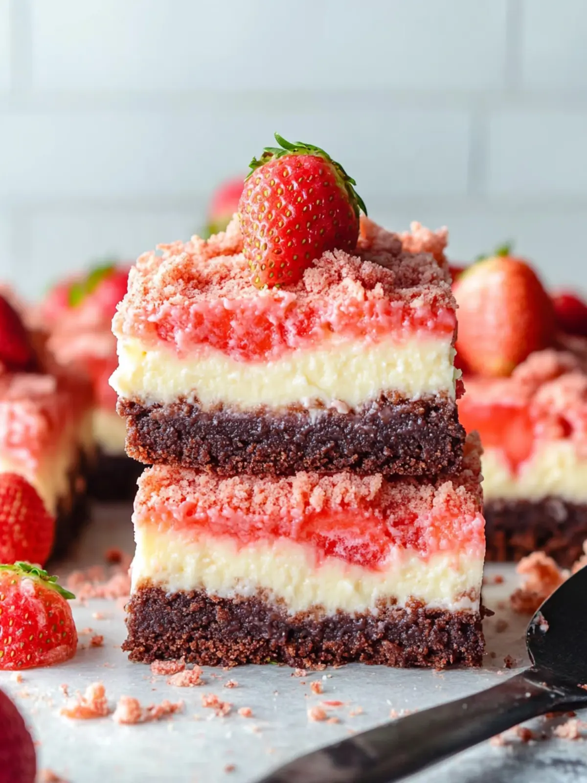 Irresistible Strawberry Cheesecake Brownies for Sweet Cravings 5 Strawberry Cheesecake Brownies