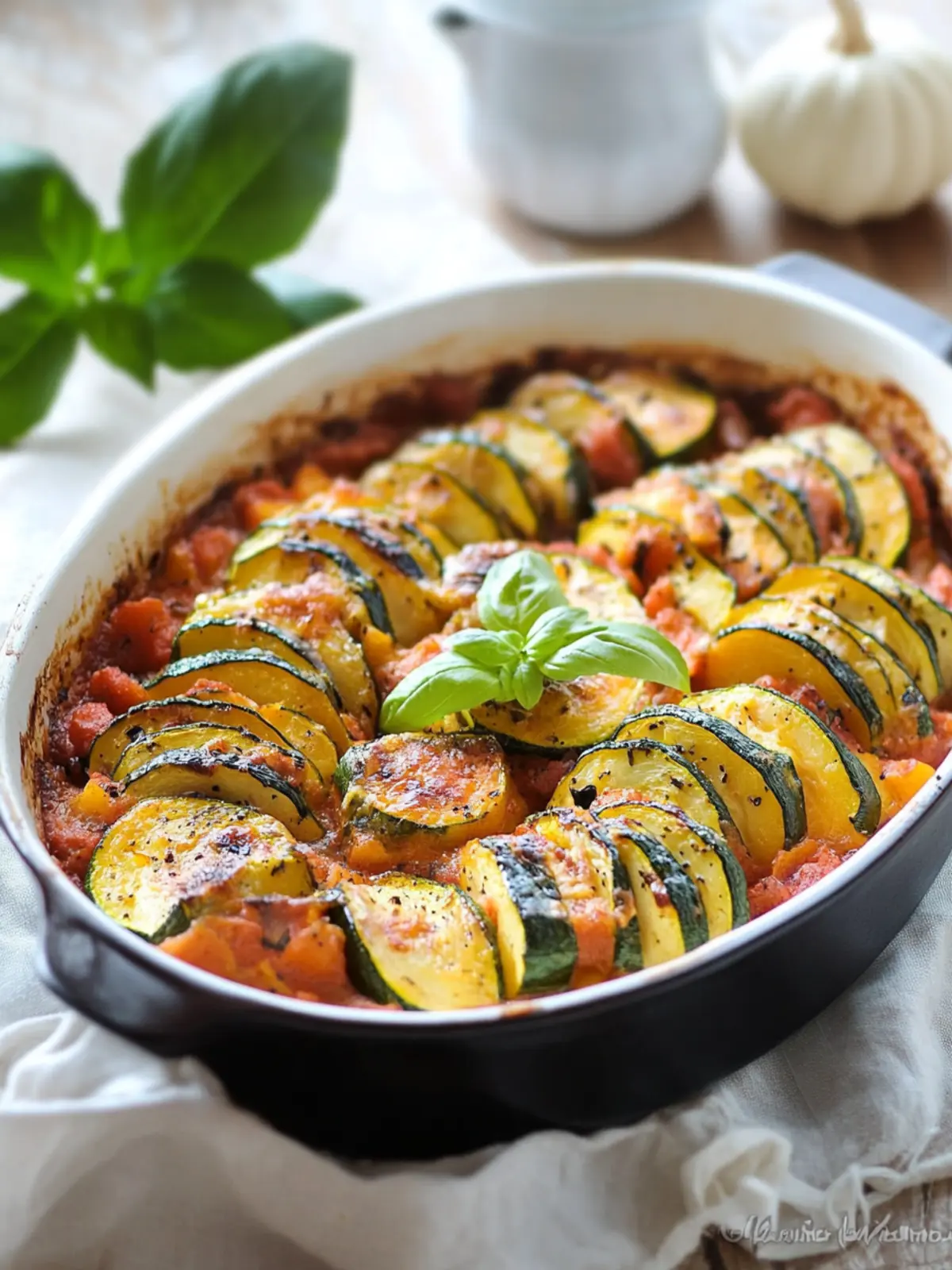 Baked Squash and Zucchini Ratatouille You’ll Crave Tonight 2 Baked Squash and Zucchini Ratatouille