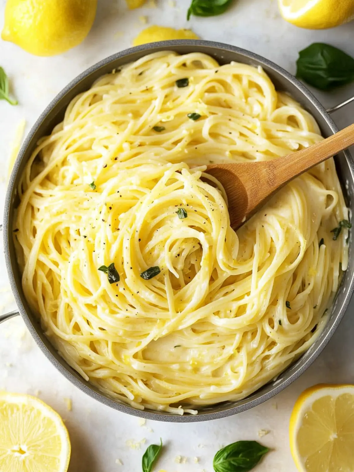 Delicious Creamy Lemon Pasta One Pot Wonder You’ll Love 4 Creamy Lemon Pasta (One Pot!)