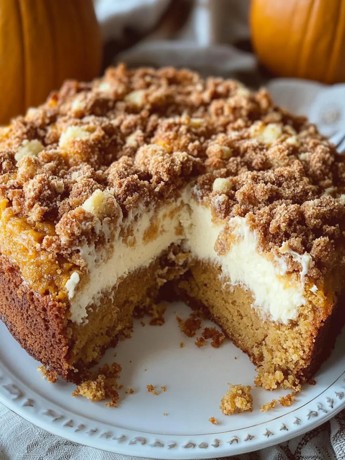 Decadent Cream Cheese Pumpkin Coffee Cake for Cozy Mornings 3 Cream Cheese Pumpkin Coffee Cake
