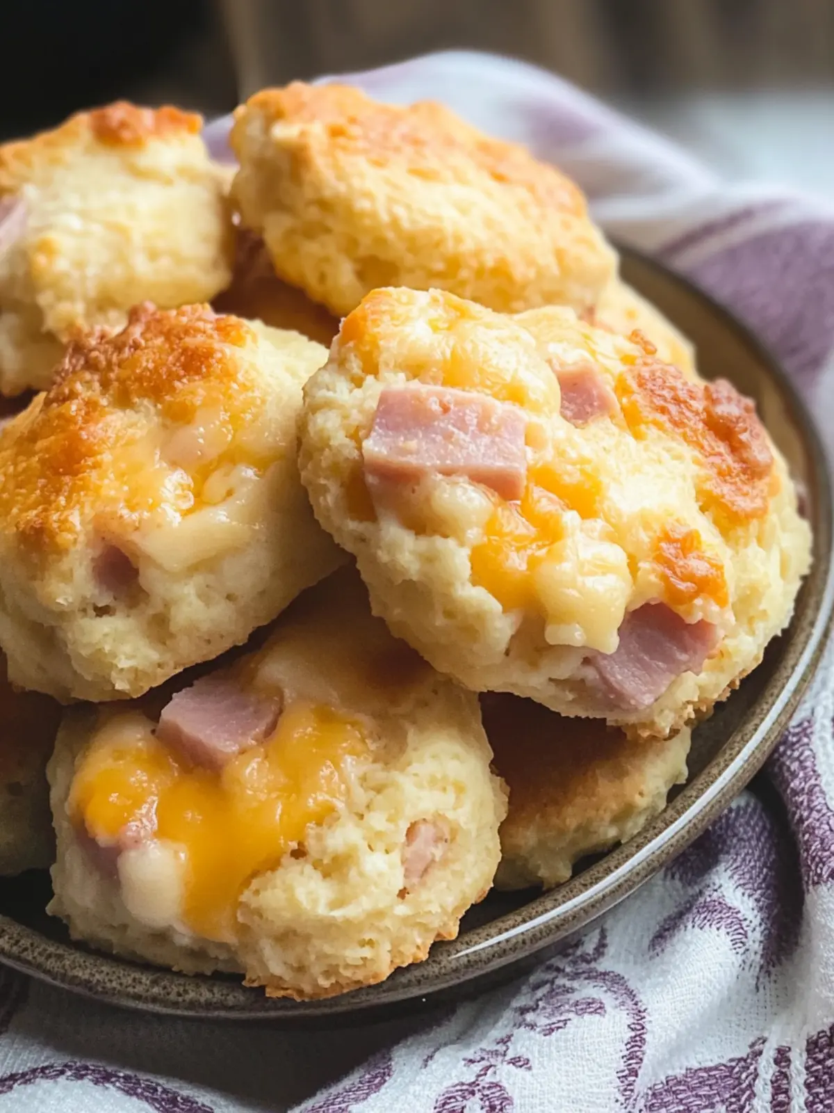 Keto Ham and Cheese Breakfast Biscuits You’ll Crave Daily 2 Keto Ham and Cheese Breakfast Biscuits