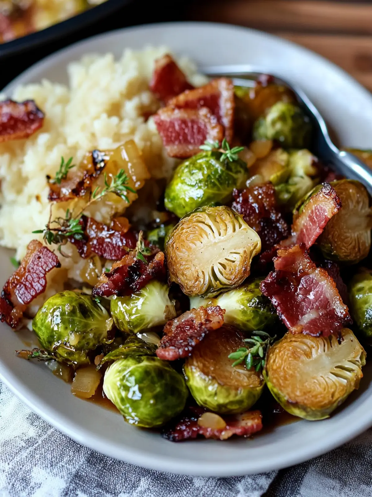 Savor Hot Honey Brussels Sprouts with Bacon for a Flavor Boost 5 Hot Honey Brussels Sprouts with Bacon