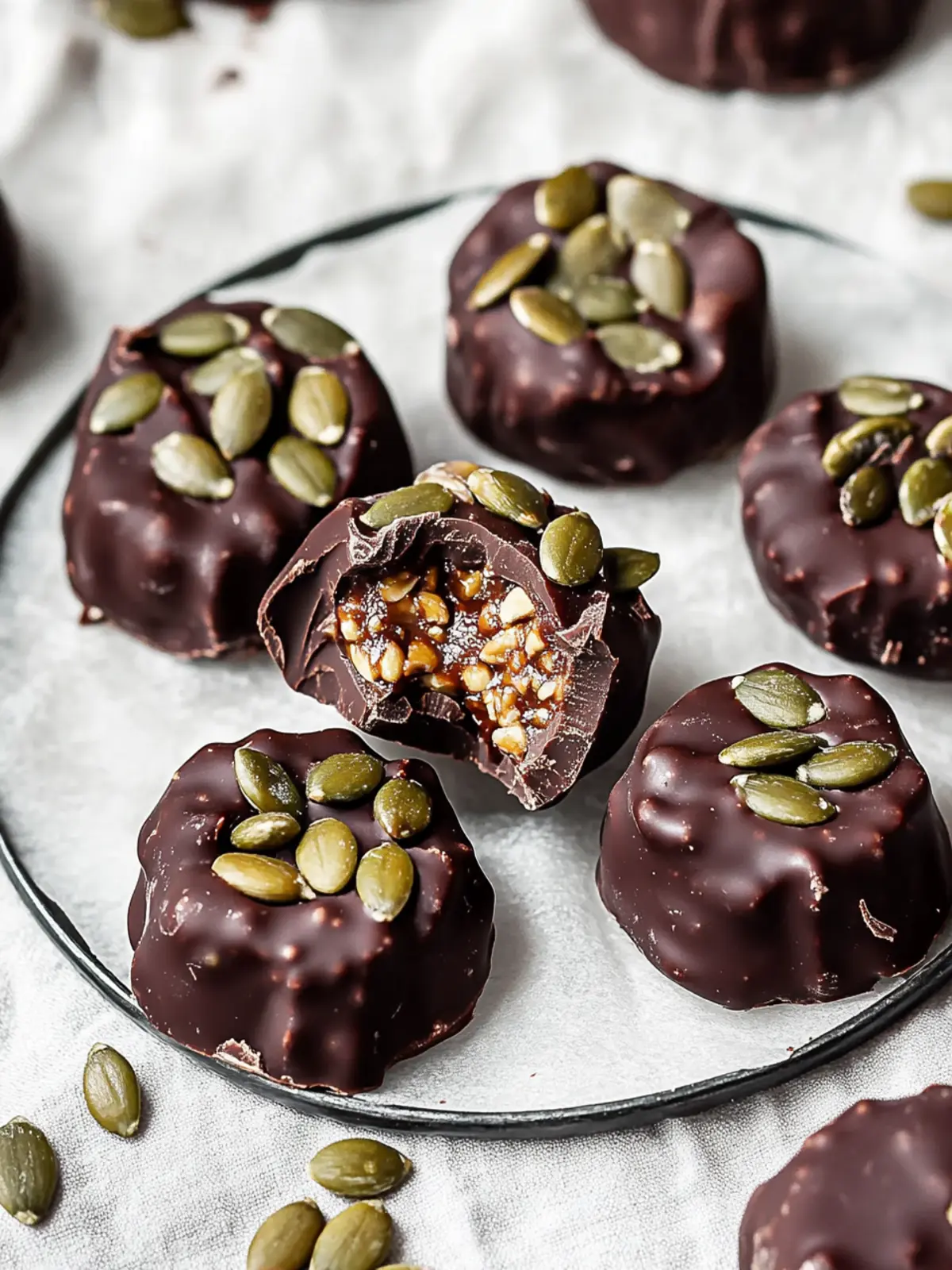 Irresistible Pumpkin Seed Chocolate Bites You’ll Love 3 Pumpkin Seed Chocolate Bites