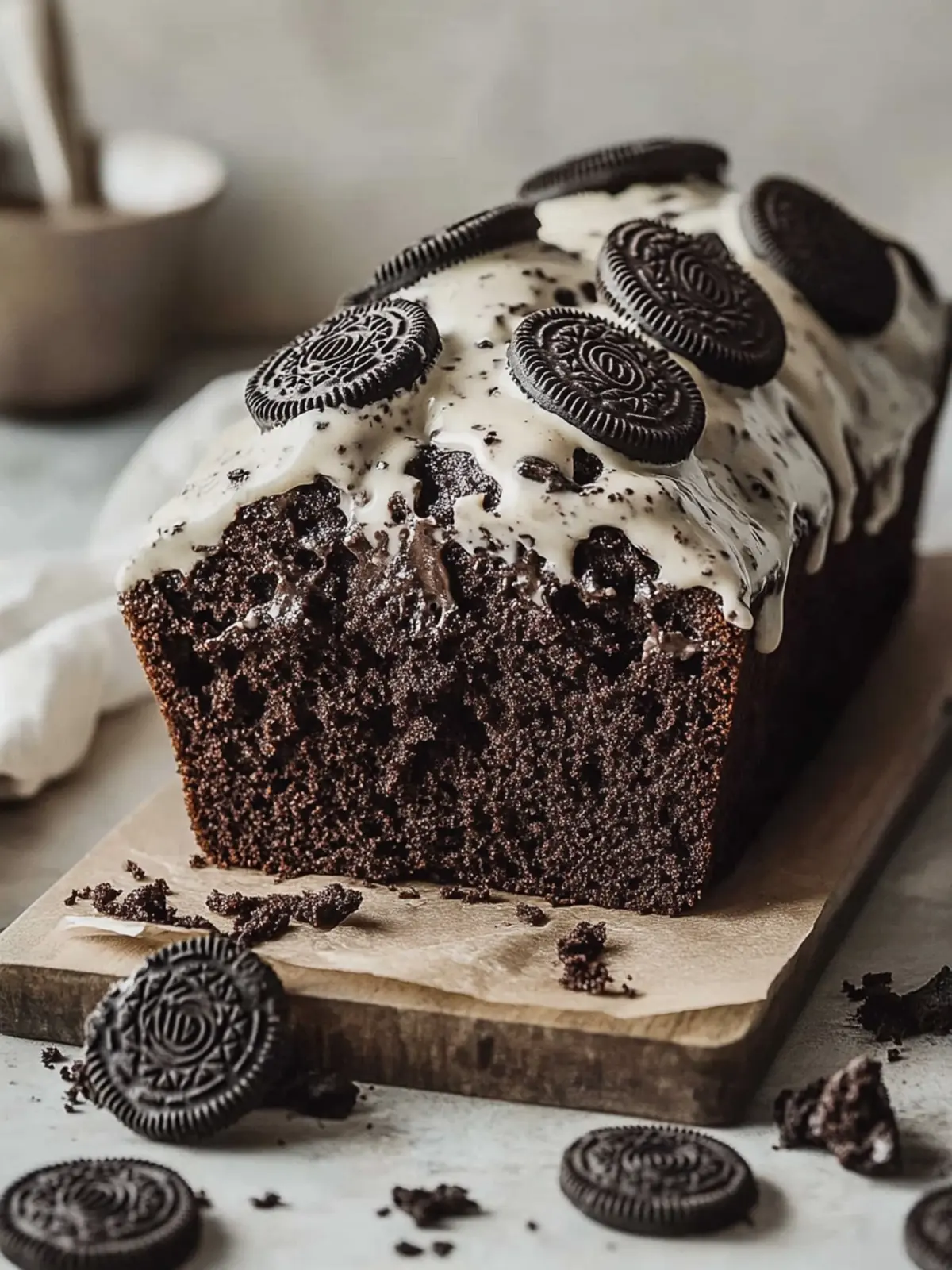 Deliciously Easy Chocolate Oreo Bread Recipe You’ll Love 2 Easy Chocolate Oreo Bread (Cookies and Cream) Recipe