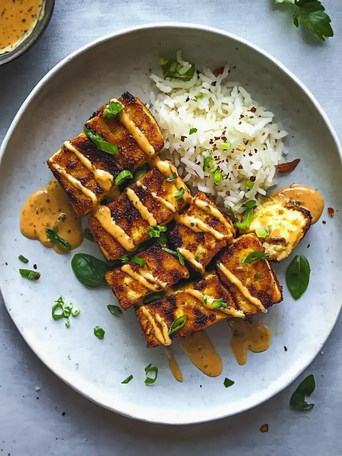 Crispy Coconut Tofu with Spicy Sauce You'll Crave Daily 5 Coconut Tofu with Spicy Sauce