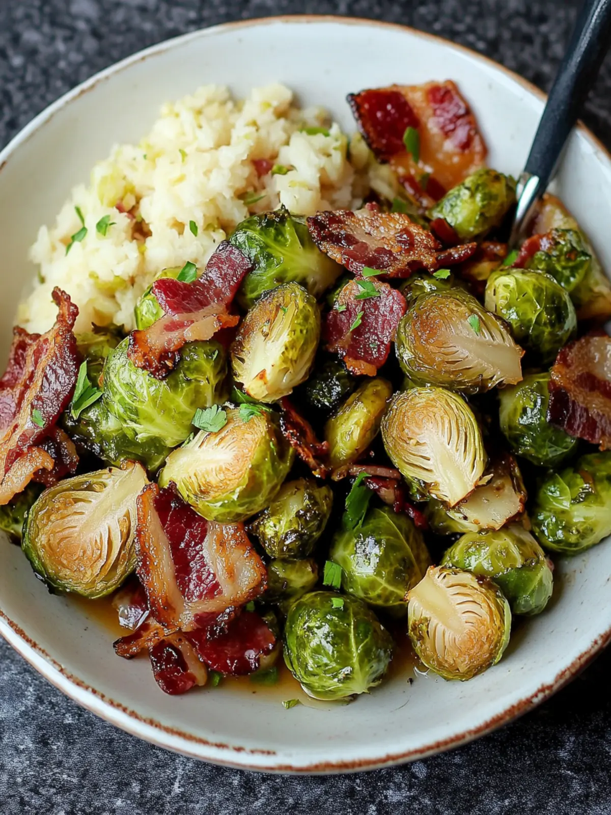 Savor Hot Honey Brussels Sprouts with Bacon for a Flavor Boost 4 Hot Honey Brussels Sprouts with Bacon