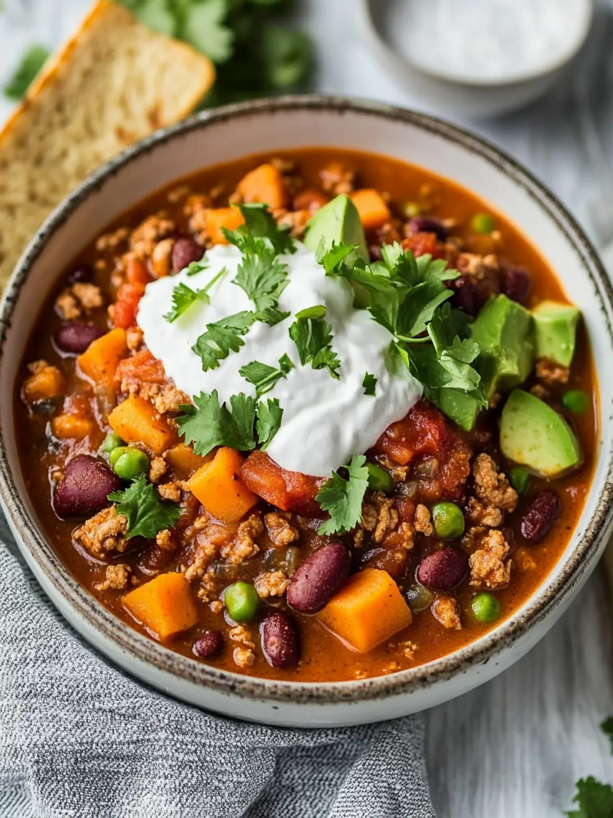 Savory Sweet Potato Turkey Chili Instant Pot Delight 3 Sweet Potato Turkey Chili {Instant Pot}