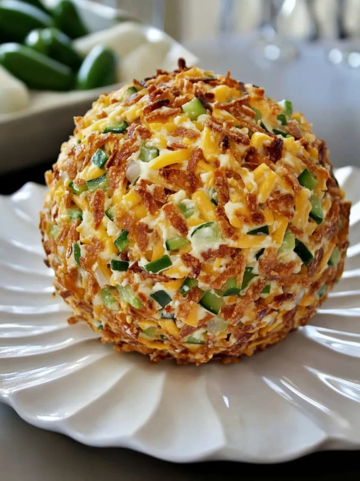 Irresistible Jalapeno Popper Cheese Ball Recipe for Party Bliss 2 Jalapeno Popper Cheese Ball Recipe
