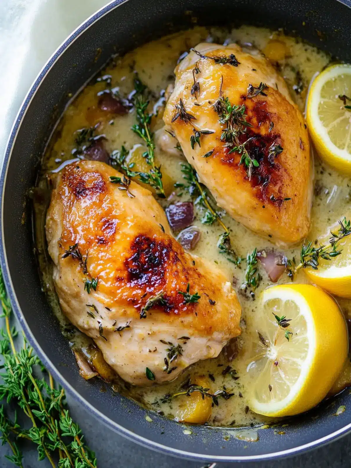 Lemon Thyme Chicken One Pan Delight for Busy Home Cooks 3 Lemon Thyme Chicken – One Pan