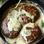 Savor Homemade Hamburger Steaks in Creamy Dill Sauce Today 6 Hamburger Steaks in Creamy Dill Sauce